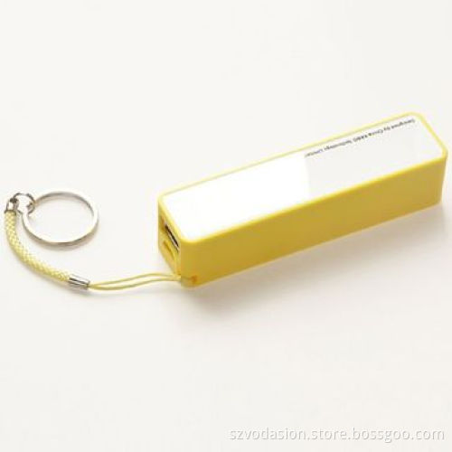 Promotional gift lipstick design mobile power bank with 2600mAh battery capacity